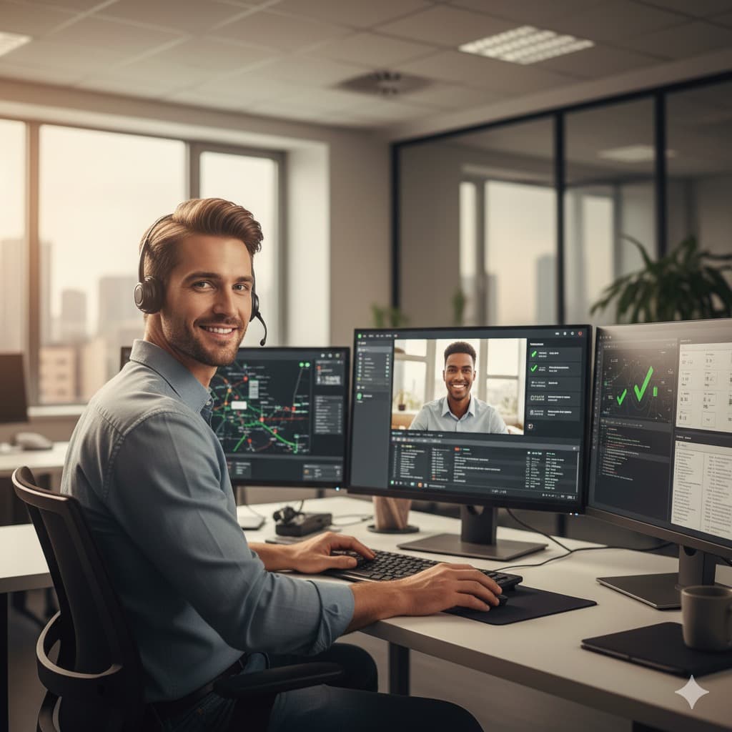 IT support Illustration